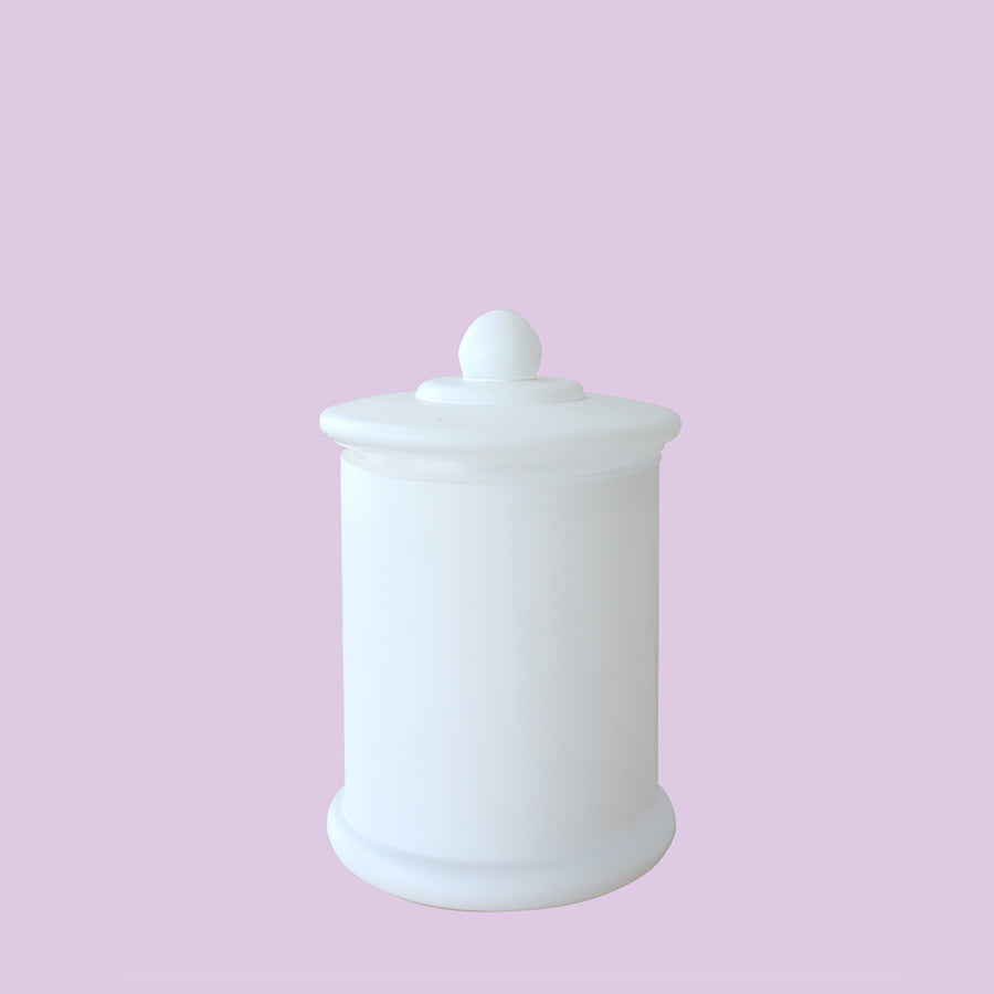 
                  
                    Danube Type Candle Jar Medium With Knob Lid - Matte White
                  
                