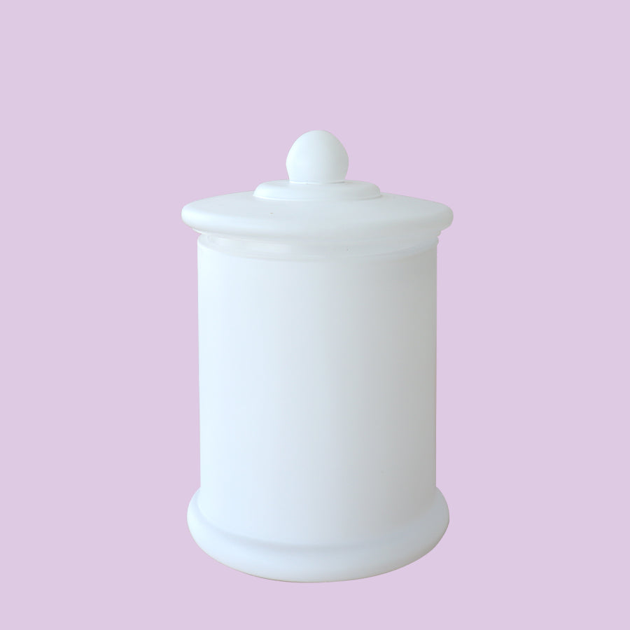 
                  
                    Danube Type Candle Jar Large With Knob Lid - Matte White
                  
                