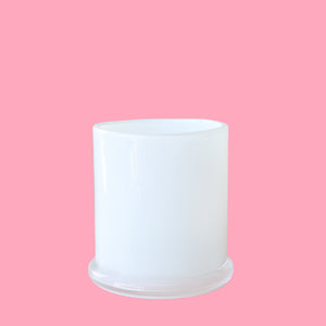 
                  
                    Danube Type Candle Jar Large With Knob Lid - Opaque White
                  
                