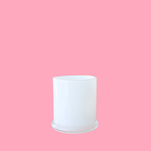 
                  
                    Danube Type Candle Jar Small With Knob Lid - Opaque White
                  
                