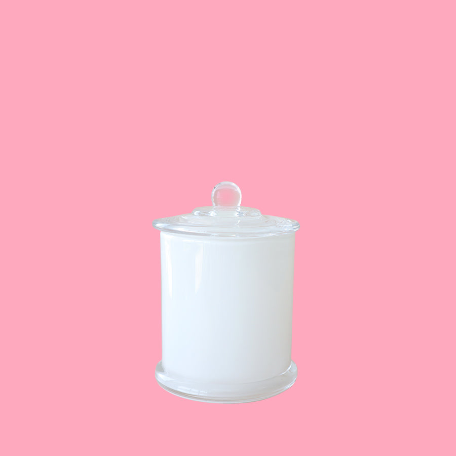 
                  
                    Danube Type Candle Jar Small With Knob Lid - Opaque White
                  
                