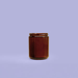 
                  
                    Amber Candle Jar with Black Lid 200g
                  
                