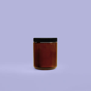 
                  
                    Amber Candle Jar with Black Lid 200g
                  
                