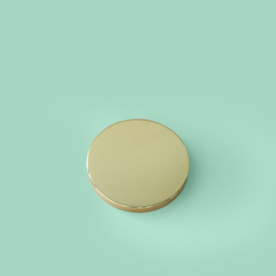 Metal Lid Large 90mm - Yellow Gold
