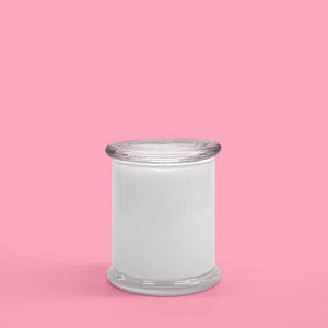 
                  
                    Tumbler Type Glass Candle Jar Medium With Flat Lid - Opaque White
                  
                