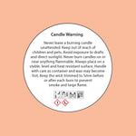 Candle Base Label 40mm Round