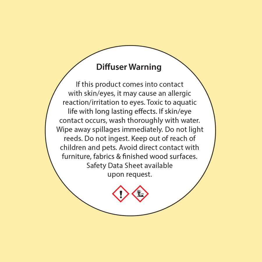 Diffuser Base Label 40mm Round | Scent Method